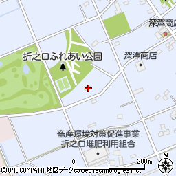 埼玉県深谷市折之口144周辺の地図