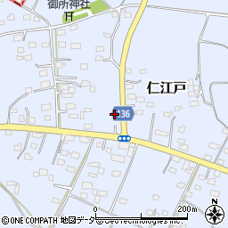茨城県結城郡八千代町仁江戸1422周辺の地図