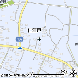 茨城県結城郡八千代町仁江戸1397周辺の地図