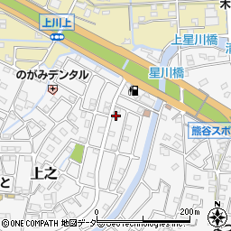 埼玉県熊谷市上之1100-117周辺の地図
