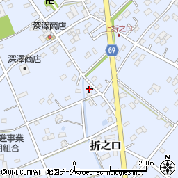 埼玉県深谷市折之口75周辺の地図