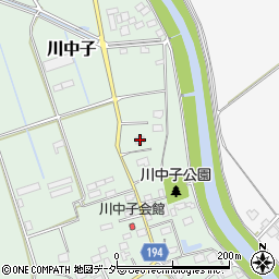 茨城県小美玉市川中子725周辺の地図