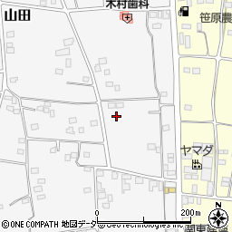 茨城県古河市山田479周辺の地図