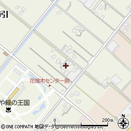 埼玉県深谷市櫛引46周辺の地図