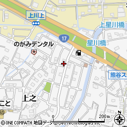 埼玉県熊谷市上之1100-143周辺の地図