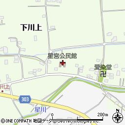 熊谷市星宮公民館周辺の地図