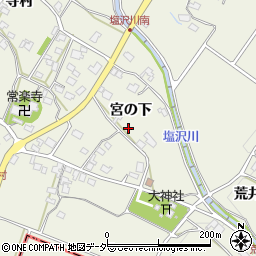 長野県松本市内田宮の下周辺の地図