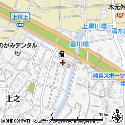 埼玉県熊谷市上之1100-91周辺の地図