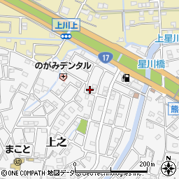 埼玉県熊谷市上之1100-64周辺の地図