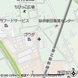 茨城県古河市砂井新田123周辺の地図
