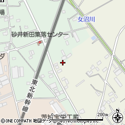 茨城県古河市砂井新田1周辺の地図