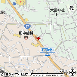 ファイブイズホーム　熊谷新島店周辺の地図