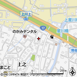 埼玉県熊谷市上之1100-155周辺の地図