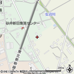 茨城県古河市砂井新田2周辺の地図