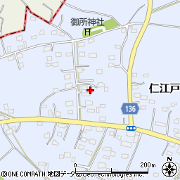茨城県結城郡八千代町仁江戸1436周辺の地図