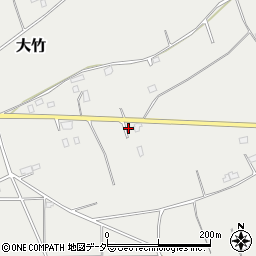 茨城県鉾田市大竹877周辺の地図