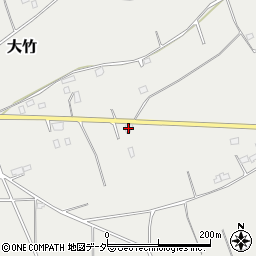 茨城県鉾田市大竹877-1周辺の地図