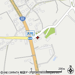 茨城県鉾田市大竹984周辺の地図