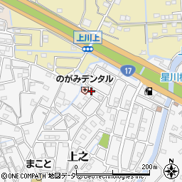 埼玉県熊谷市上之1100-176周辺の地図