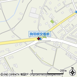 駒羽根交番前周辺の地図