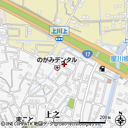 埼玉県熊谷市上之1100-171周辺の地図