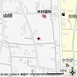 茨城県古河市山田480周辺の地図