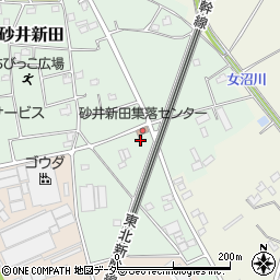 茨城県古河市砂井新田110周辺の地図