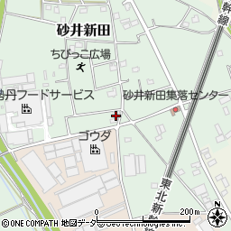 茨城県古河市砂井新田125周辺の地図