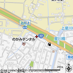 埼玉県熊谷市上之1100-193周辺の地図