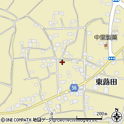 茨城県結城郡八千代町東蕗田周辺の地図