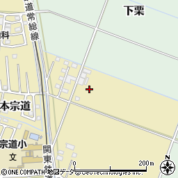 茨城県下妻市本宗道周辺の地図