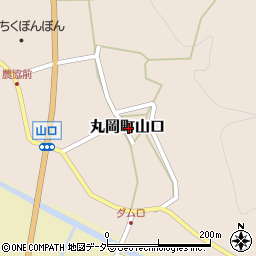 福井県坂井市丸岡町山口周辺の地図