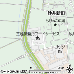 茨城県古河市砂井新田157周辺の地図
