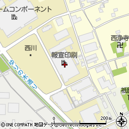 報宣印刷埼玉工場周辺の地図