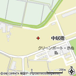 茨城県下妻市中居指周辺の地図