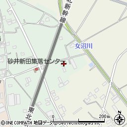 茨城県古河市砂井新田5周辺の地図