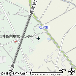 茨城県古河市砂井新田4周辺の地図