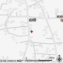 茨城県古河市山田237周辺の地図