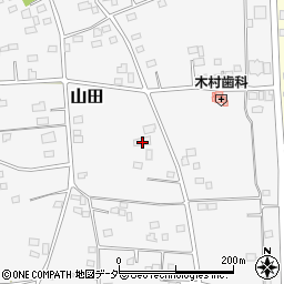 茨城県古河市山田254周辺の地図