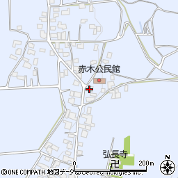 長野県松本市寿小赤2021-1周辺の地図