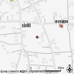 茨城県古河市山田255周辺の地図