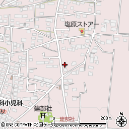 塩尻吉田簡易郵便局周辺の地図