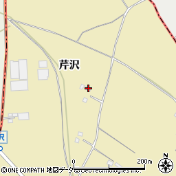 茨城県行方市芹沢909-2周辺の地図