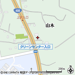 茨城県つくば市山木884周辺の地図