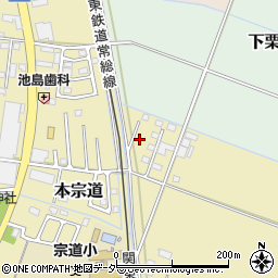 茨城県下妻市本宗道1081-6周辺の地図