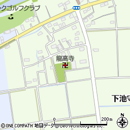 龍高寺周辺の地図