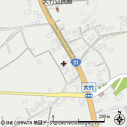 茨城県鉾田市大竹958周辺の地図