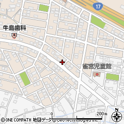 熊谷肥塚郵便局周辺の地図