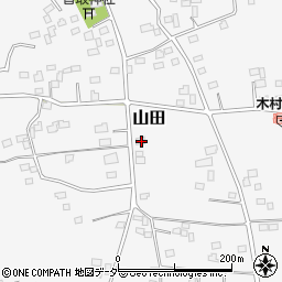 茨城県古河市山田238周辺の地図