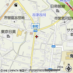 群馬県藤岡市鬼石278-1周辺の地図